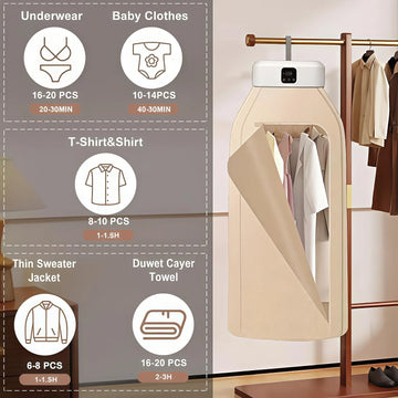 Portable Electric Clothes Dryer مجفف ملابس صغير – Mini Compact Laundry Dryer for Travel & Home - My Store