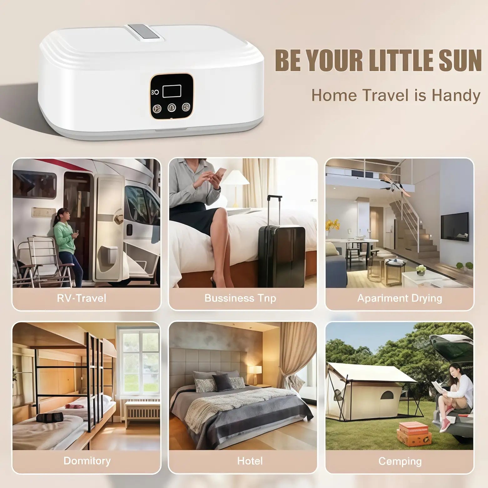 Portable Electric Clothes Dryer مجفف ملابس صغير – Mini Compact Laundry Dryer for Travel & Home - My Store