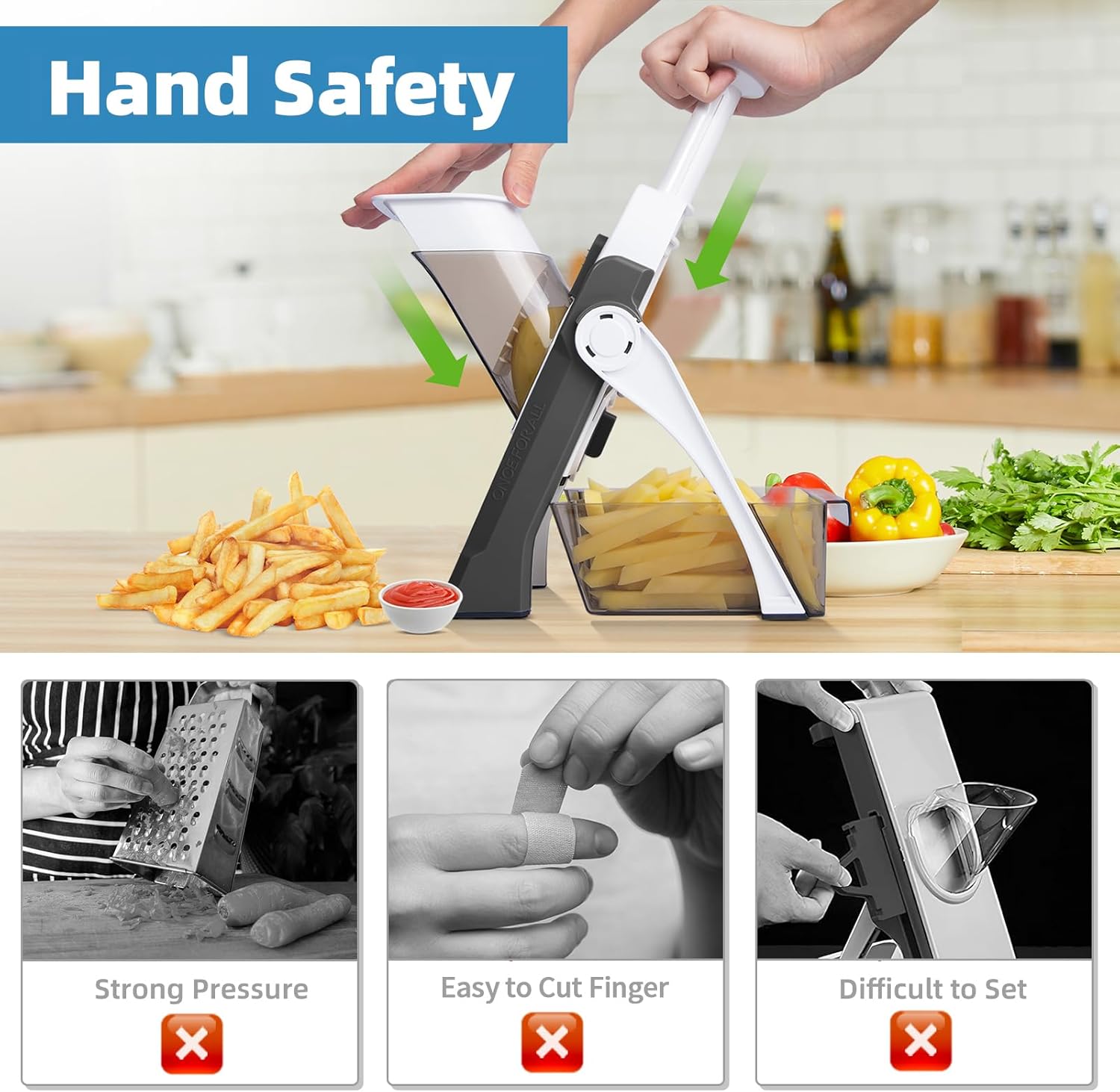 Manual Vegetable Chopper & Slicer – Multi - Function Kitchen Cutter for Fruits & Veggies - My Store