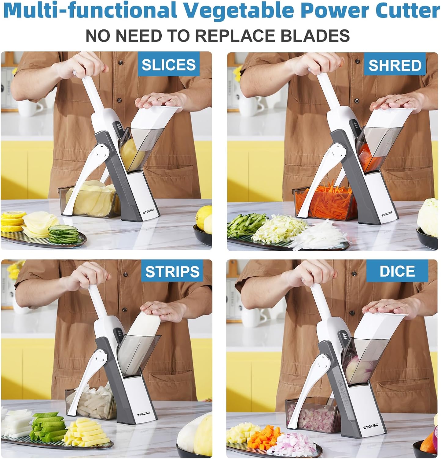 Manual Vegetable Chopper & Slicer – Multi - Function Kitchen Cutter for Fruits & Veggies - My Store