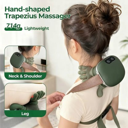 Wireless Heated Neck & Shoulder Massager – 4D Deep Tissue - My Store