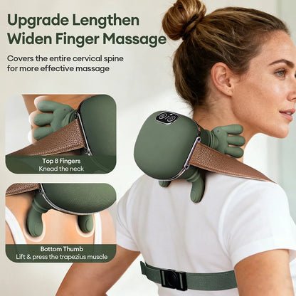 Wireless Heated Neck & Shoulder Massager – 4D Deep Tissue - My Store