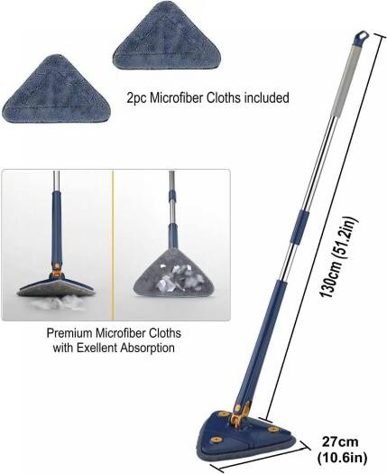 360° Rotating Triangular Cleaning Mop - My Store