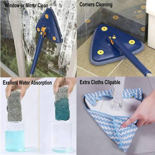 360° Rotating Triangular Cleaning Mop - My Store