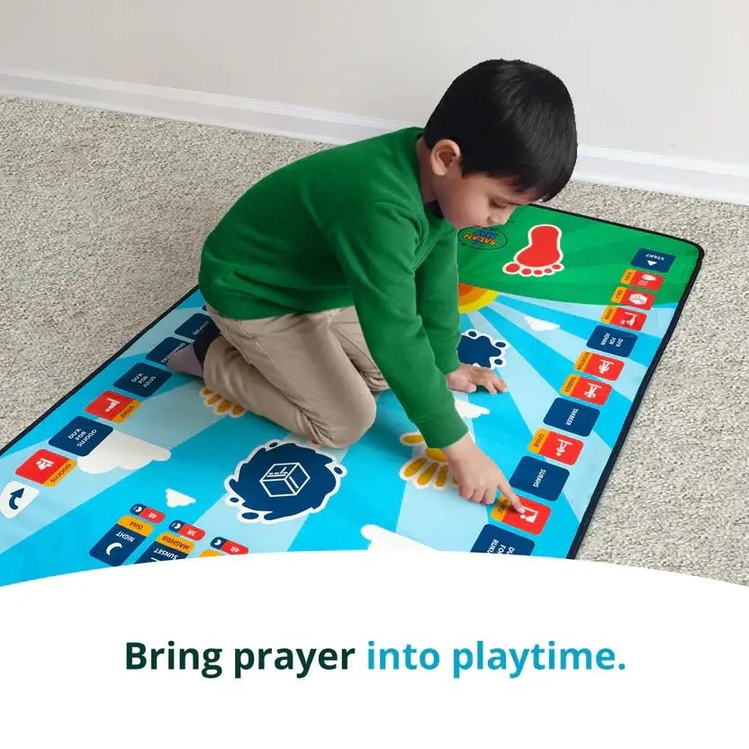 Kids Interactive Prayer Mat (Blue) | Learn Salah Step by Step - My Store