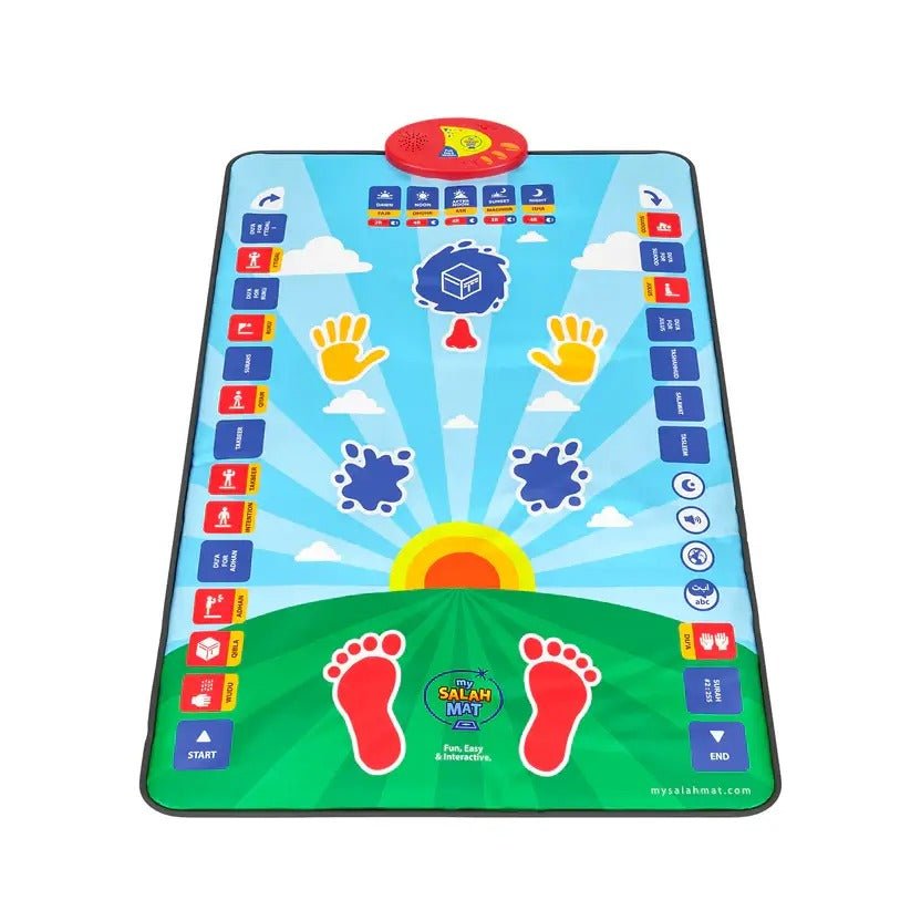 Kids Interactive Prayer Mat (Blue) | Learn Salah Step by Step - My Store