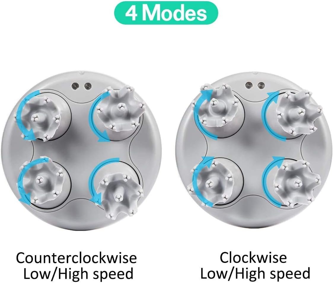 Rechargeable 3D Electric Head & Scalp Massager – Waterproof Hair Massage Device UAE - My Store