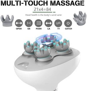 Rechargeable 3D Electric Head & Scalp Massager – Waterproof Hair Massage Device UAE - My Store